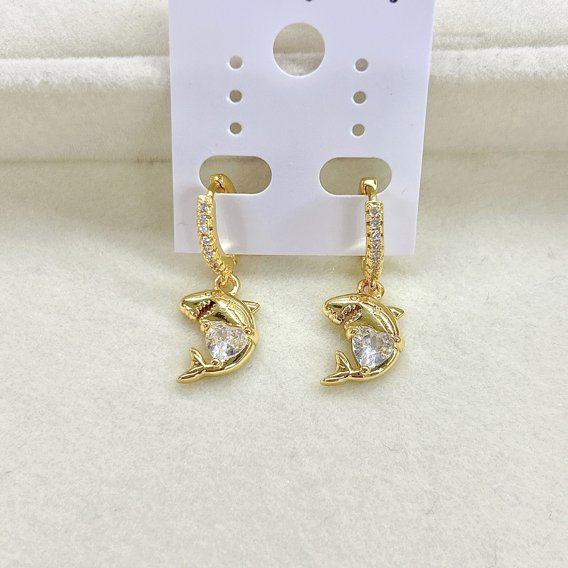 Wholesale Summer marine animal jellyfish starfish shark conch turtle pendant earrings