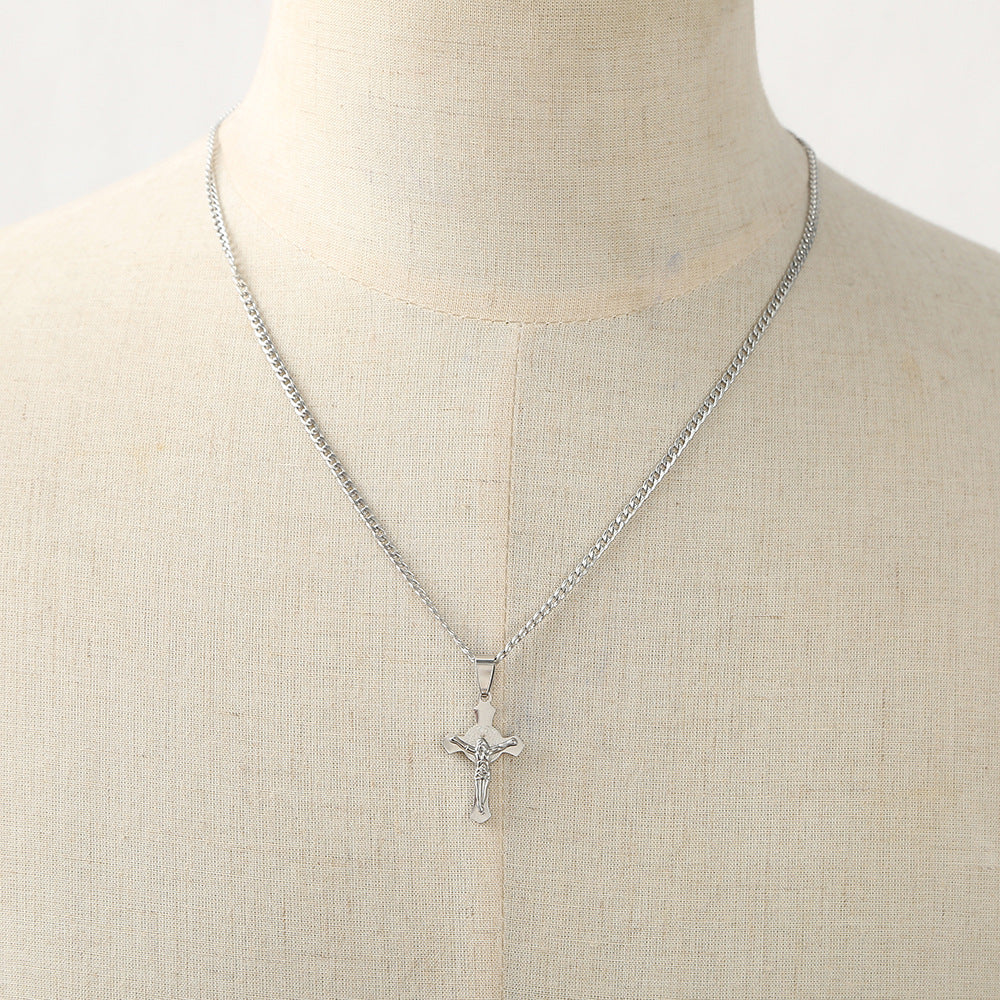 Wholesale Stainless Steel Cross Pendant Necklace