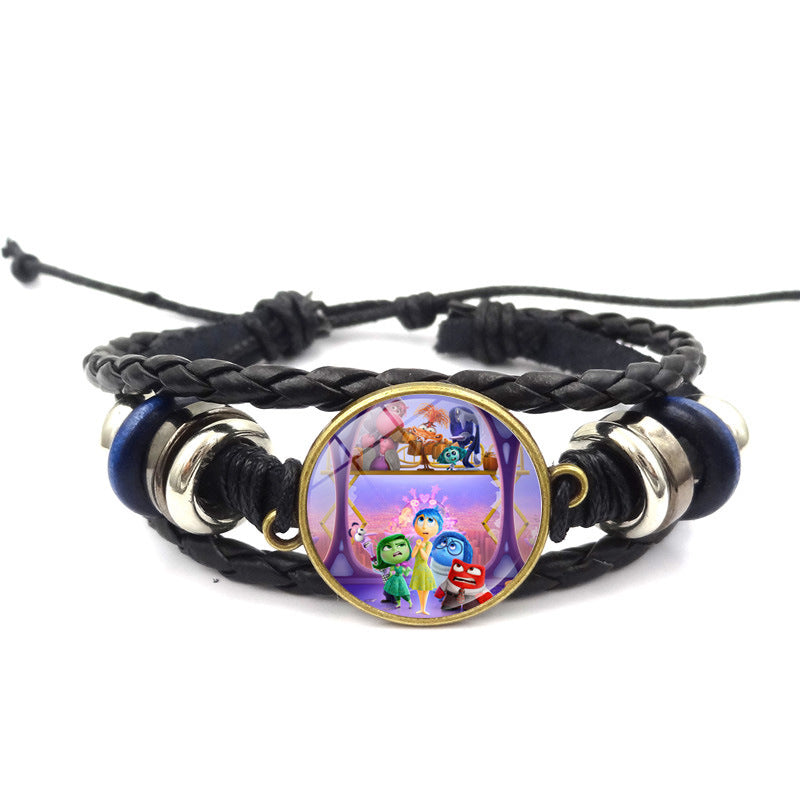 Wholesale Cartoon Cute Hand-woven Faux Leather Bracelet ACCVIP-BT-HengX002