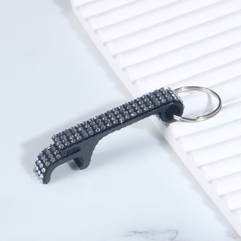 Wholesale Diamond Aluminum Alloy Bottle Wine Opener Keychains ACC-KC-RuiJie005