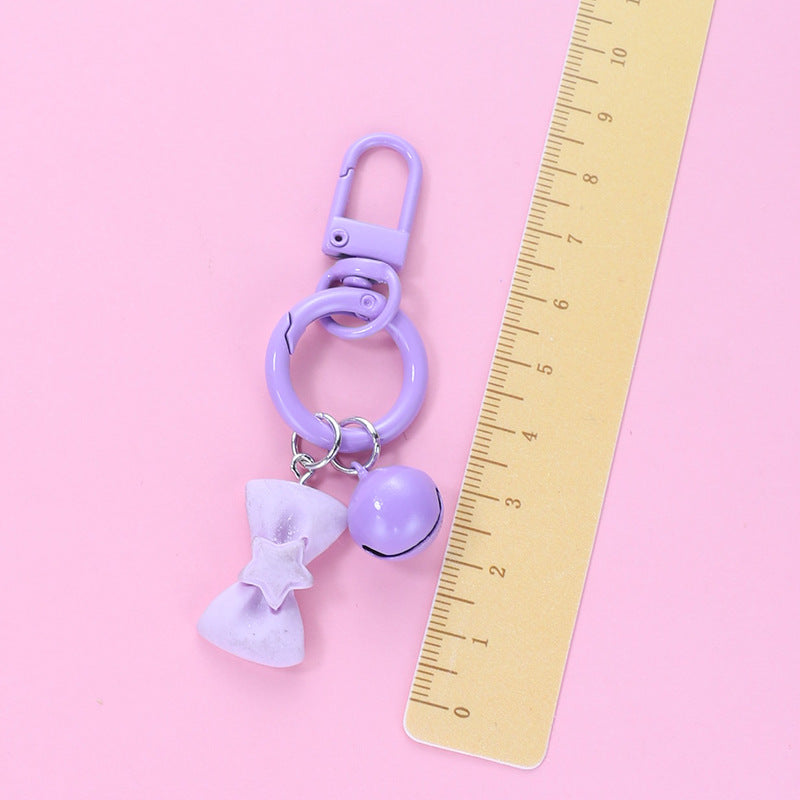 Wholesale Resin Candy Colored Bow Keychain ACC-KC-HuiMei005