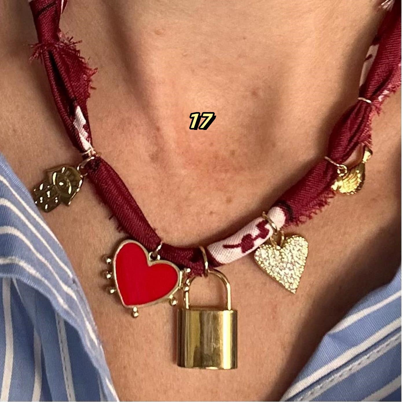 Wholesale Combination necklace Leopard pattern cloth scarf necklace