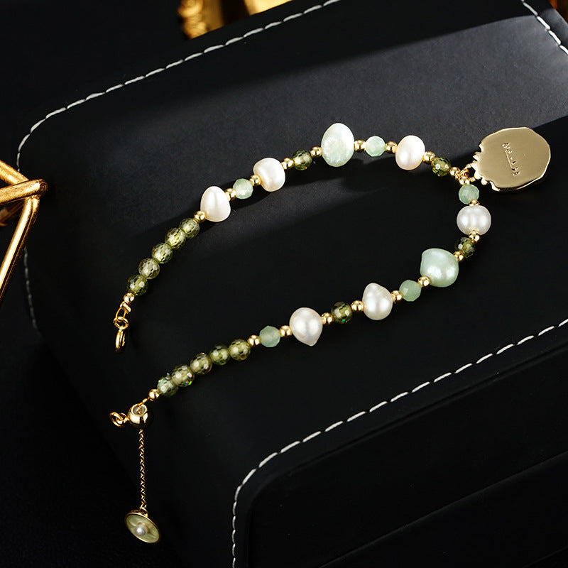 Wholesale Natural Freshwater Pearl Flower Bracelet