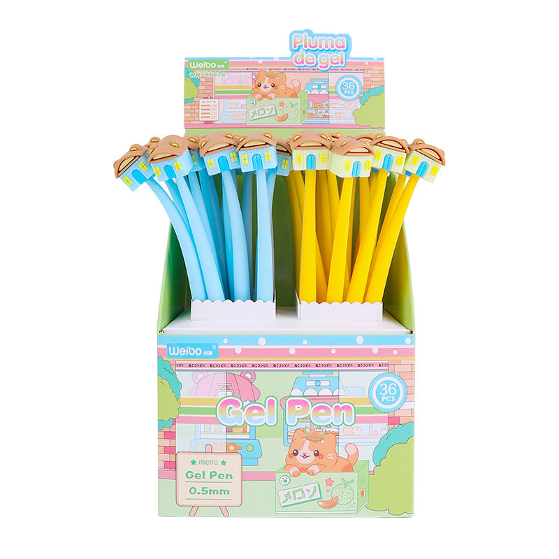 Wholesale  cute creative cartoon decompression swing gel pen