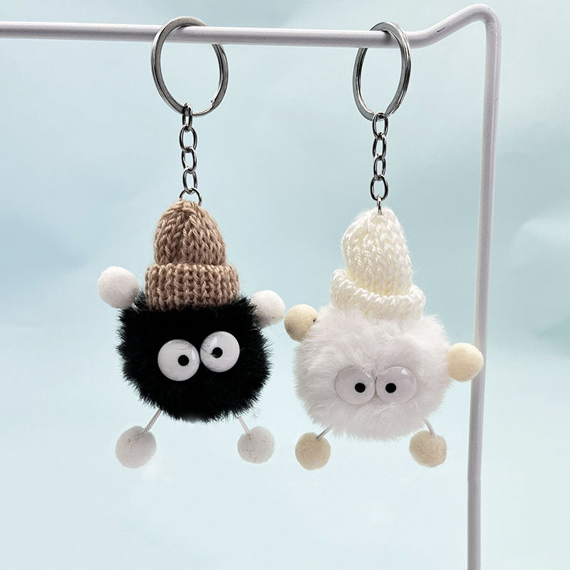 Wholesale Plush Elf Keychain Small Briquette Bag Pendant Keychains