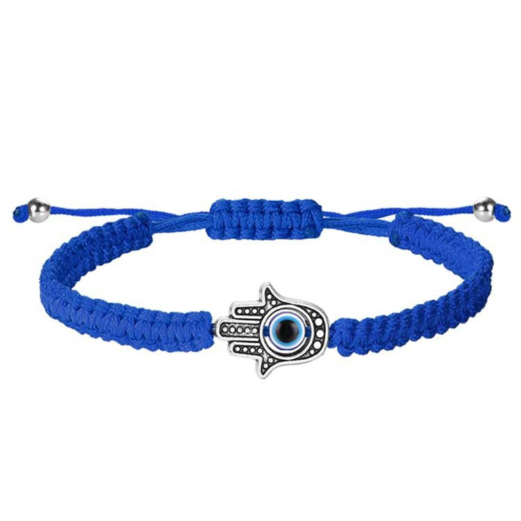 Wholesale   Evil Eye Braided Rope Bracelet
