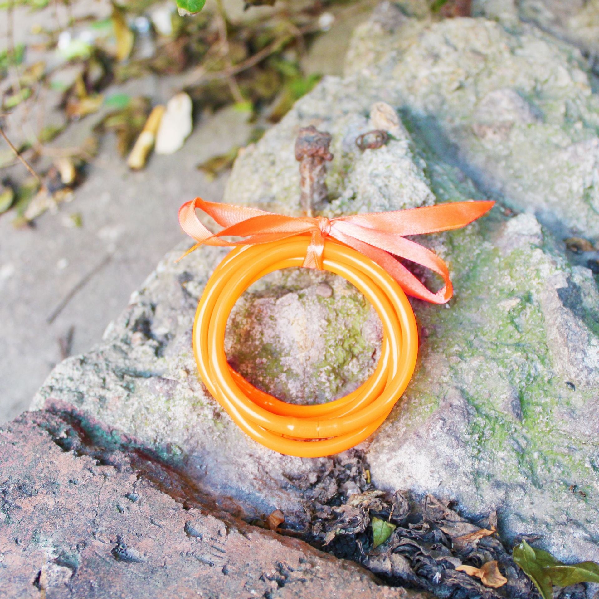 Wholesale Gold Foil Plastic Bracelet Silicone Gold Powder Jelly Bangles ACC-BT-YTian003