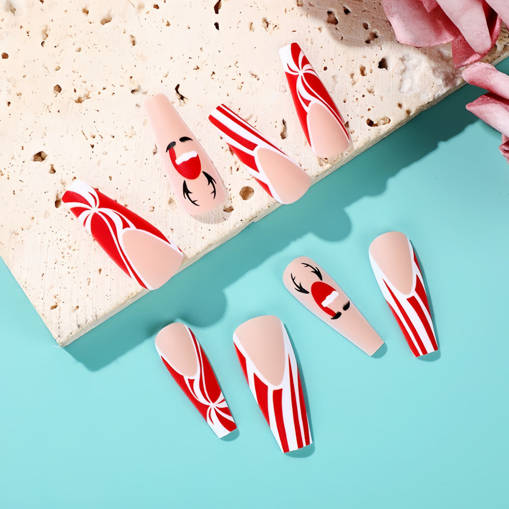 Wholesale 24 Pieces/ box Christmas  Elk Horn Nail