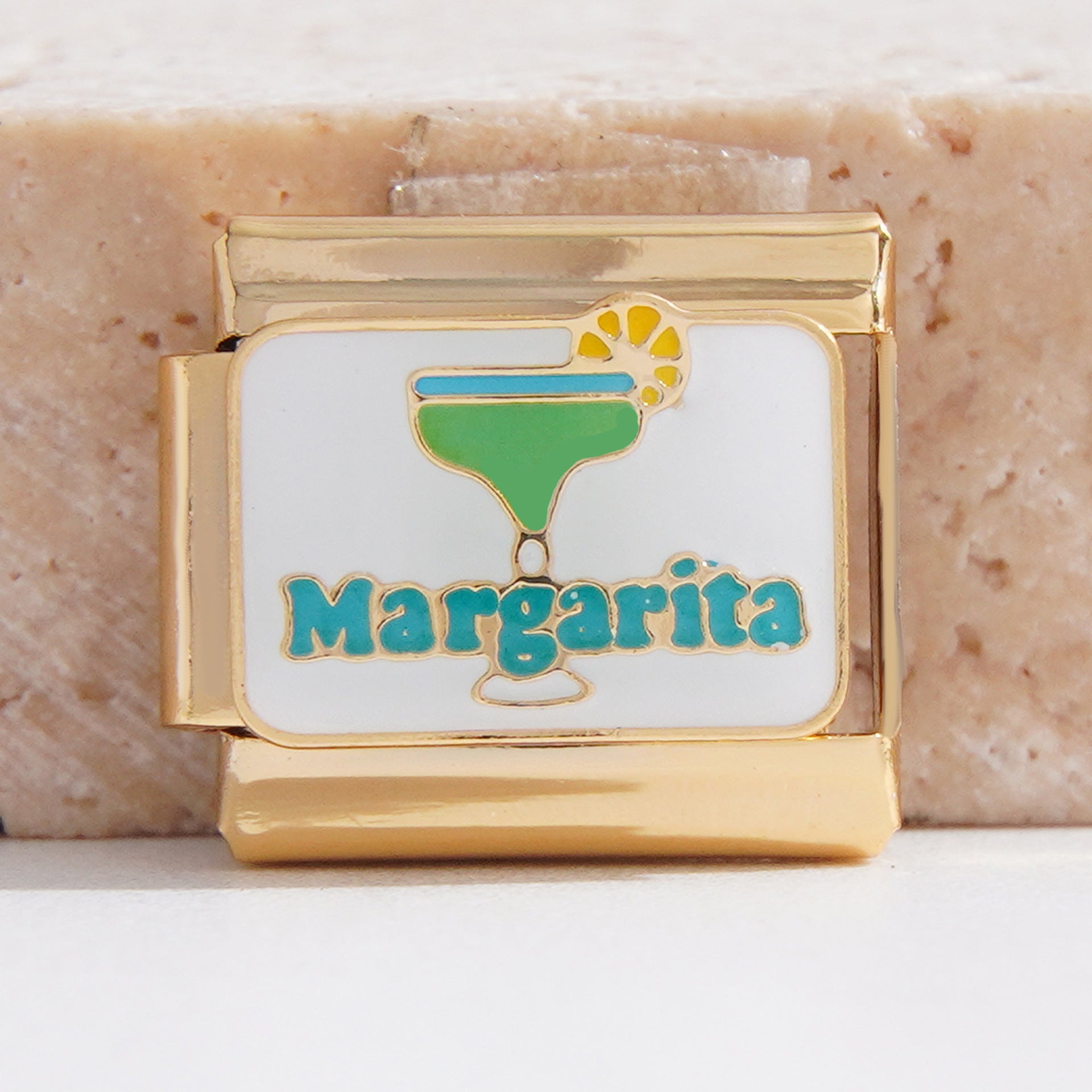 Wholesale Italian Charm Bracelet 9mm DIY Splicing Personalized English Stainless Steel Composable Bracelet