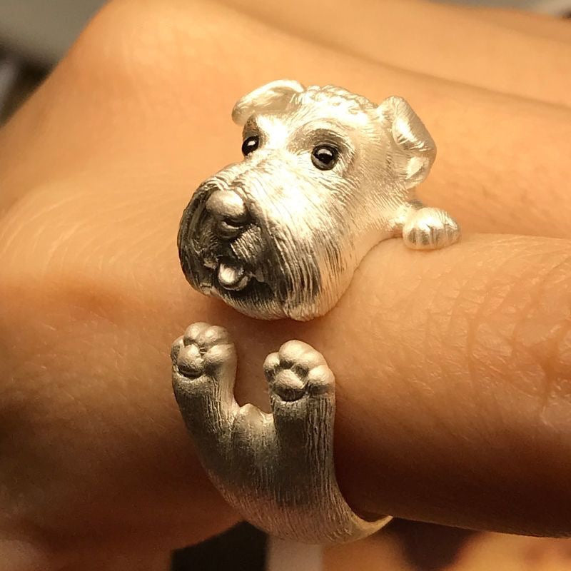 Wholesale  Handmade Schnery Puppy Animal Ring