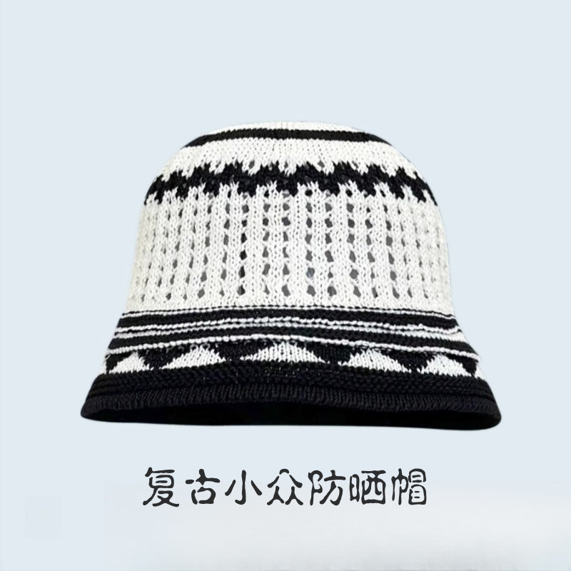 Wholesale  Hollow Breathable Sun Hat Bucket Hat