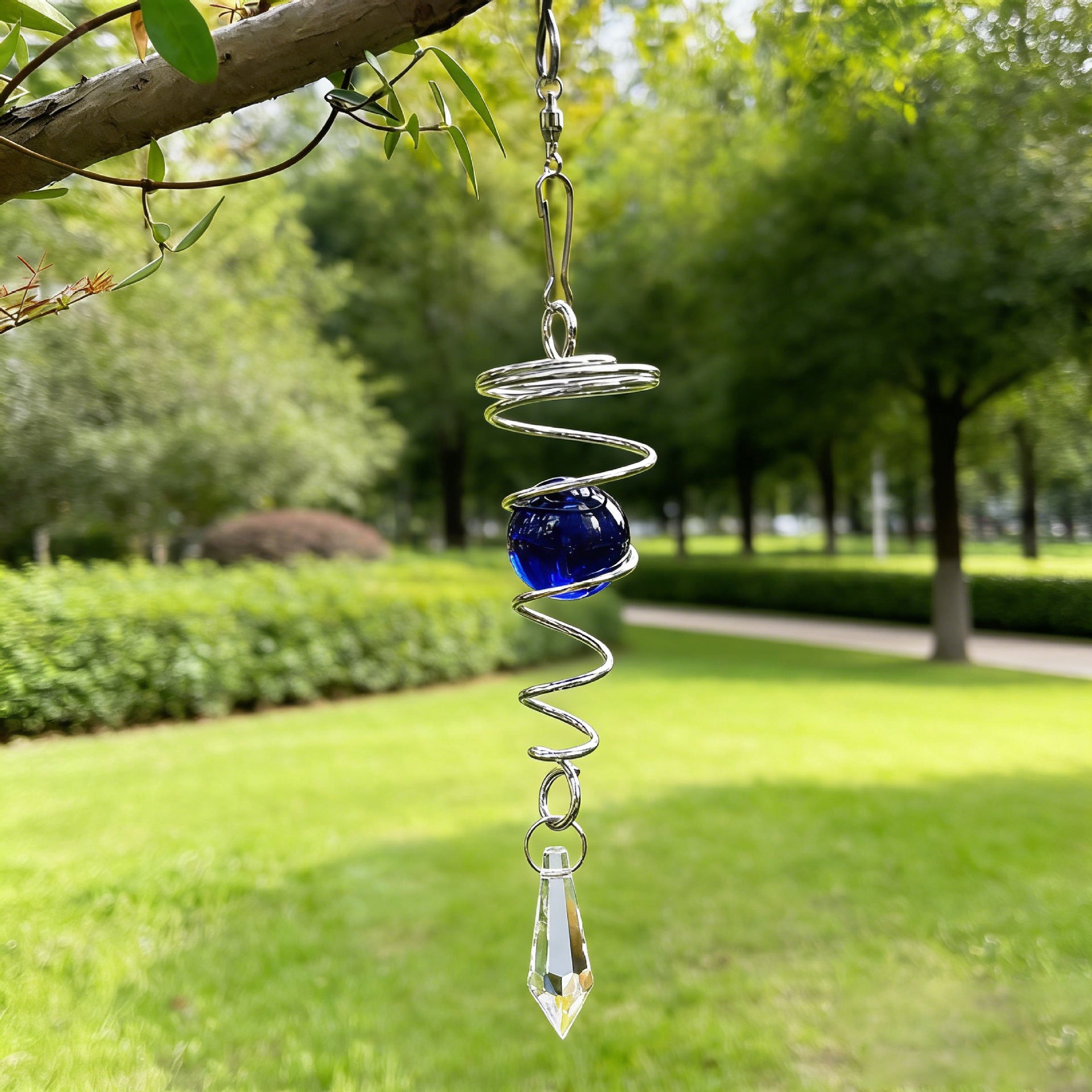 Wholesale Glass wind chime pendant