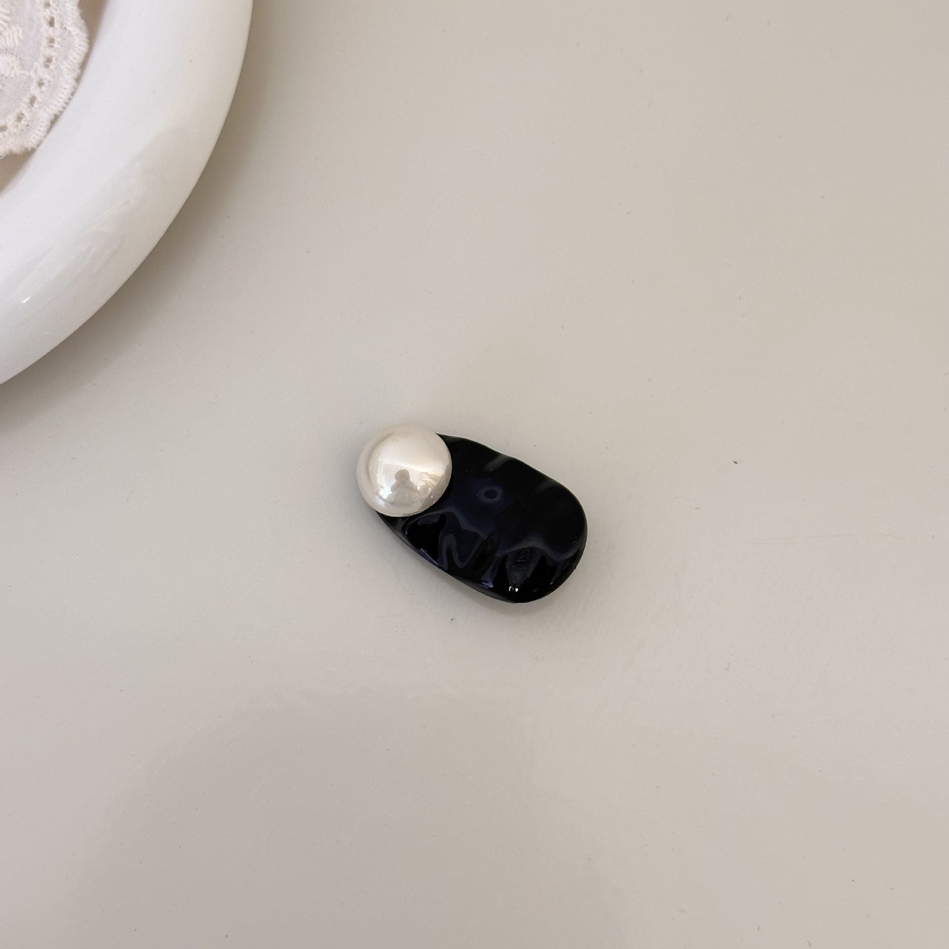 Wholesale  Pearl Wave Dot  Clip Hairpin Hair Clips