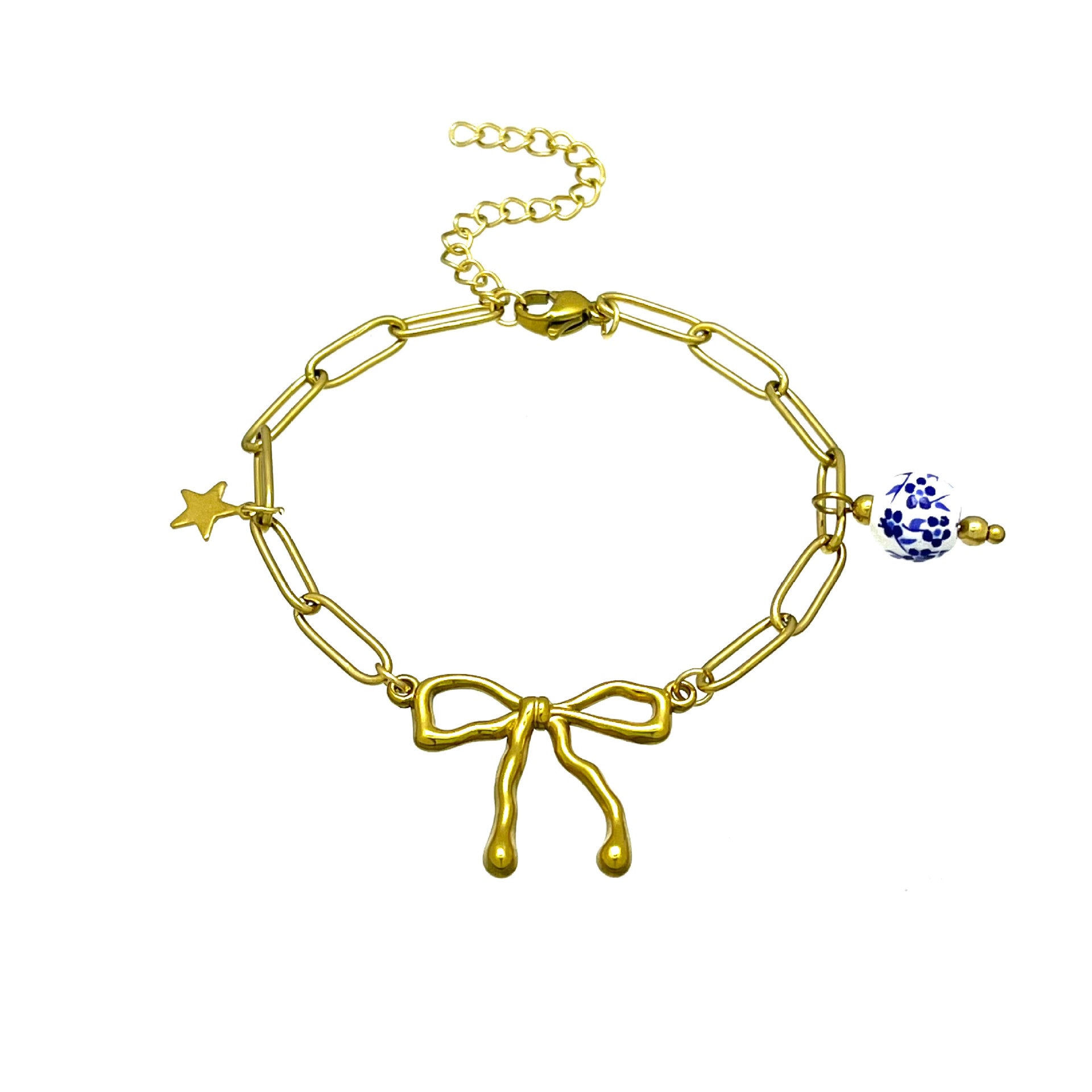 Wholesale heart bow bracelet