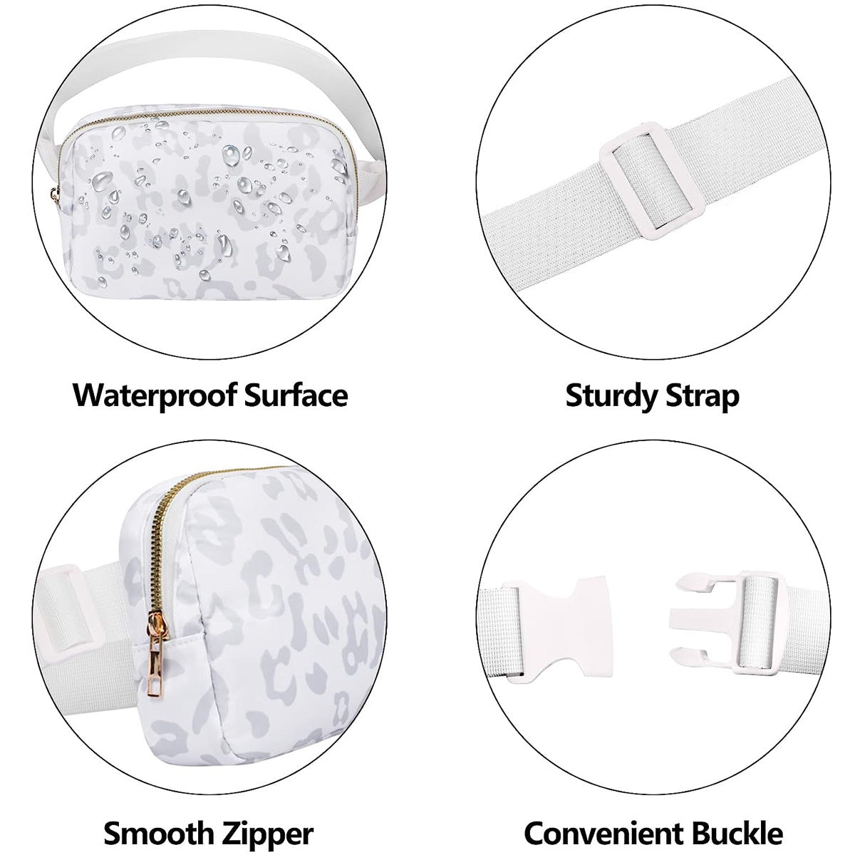 Wholesale Outdoor Running Waist Bag  Fashionable Nylon Waterproof Sports Waist Bag