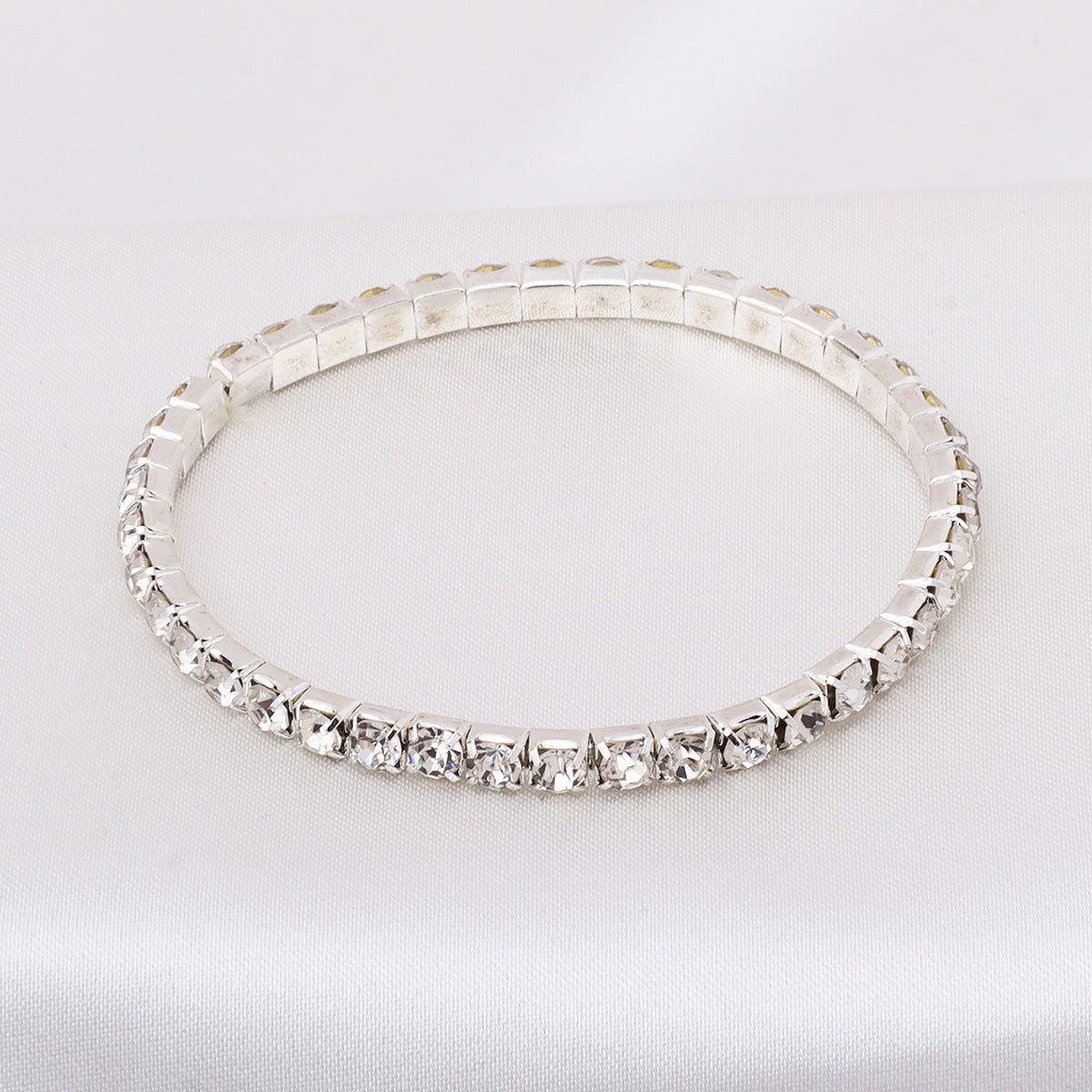 Chaîne de tennis de zircon de bracelet en plein diamant en gros