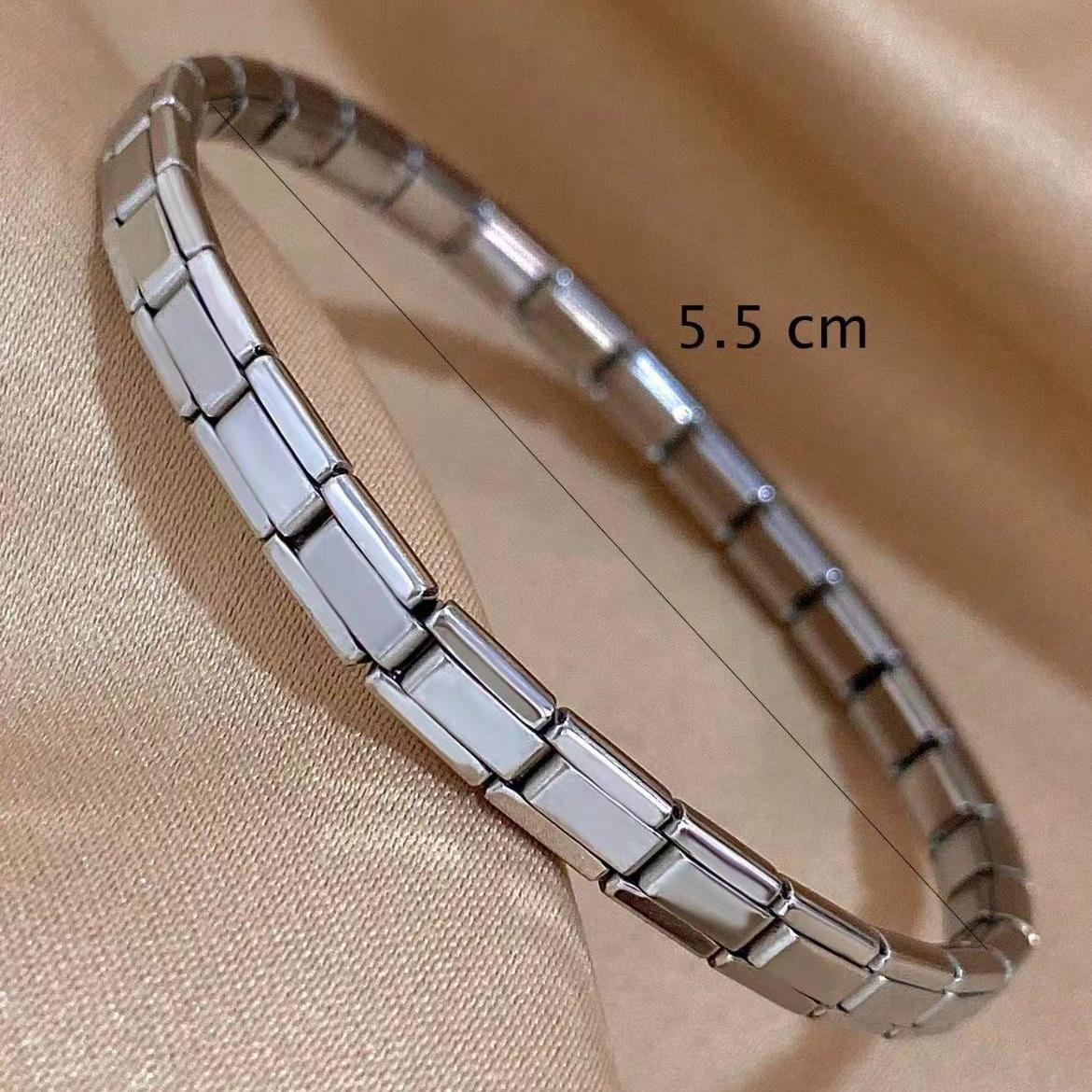 Wholesale Italian Charm Bracelet 5mm / 7mm DIY Splicing Cute Creative Stainless Steel Composable Bracelet