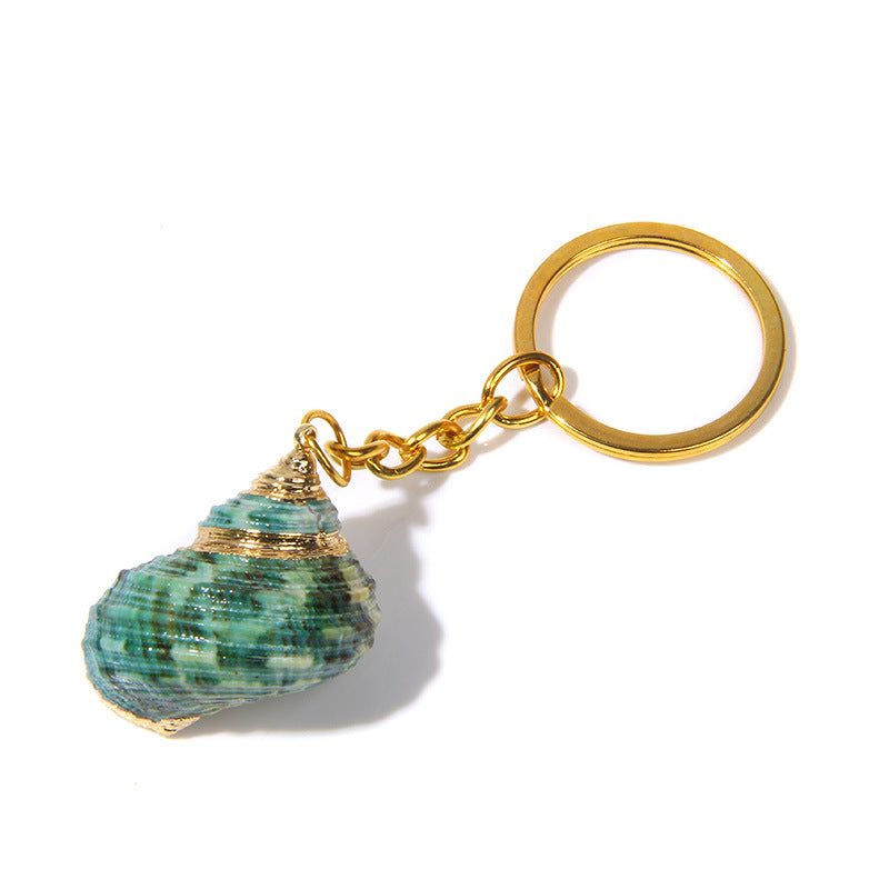 Wholesale Shell Golden Beach Keychain ACC-KC-GEB001