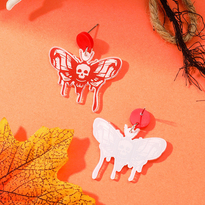 Wholesale Halloween Dark Horror Skull Handprint Earrings ACC-ES-Haoc007