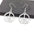 Wholesale Bohemian Vintage Alloy Peace Symbol Earrings