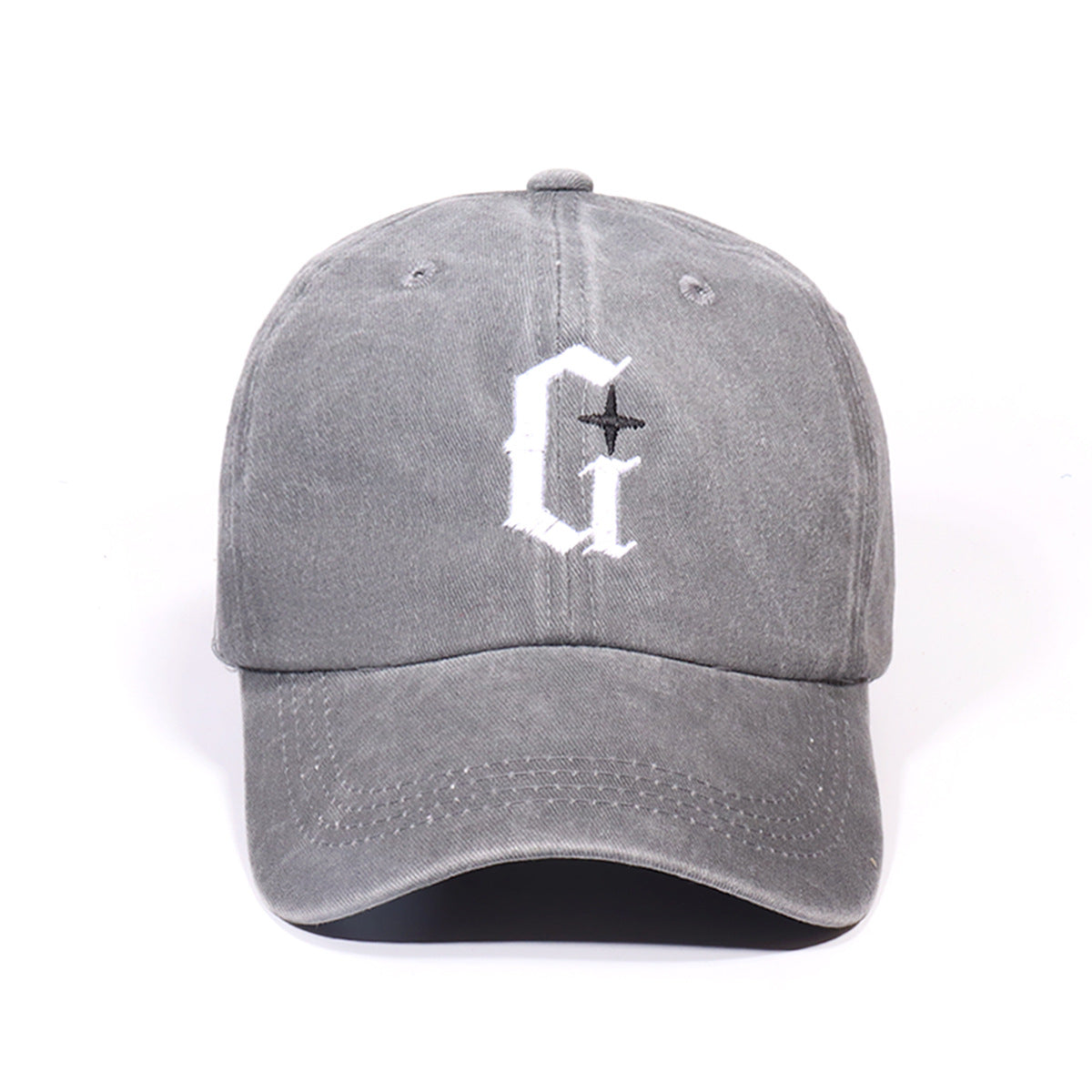 Wholesale Washed letter print baseball cap
