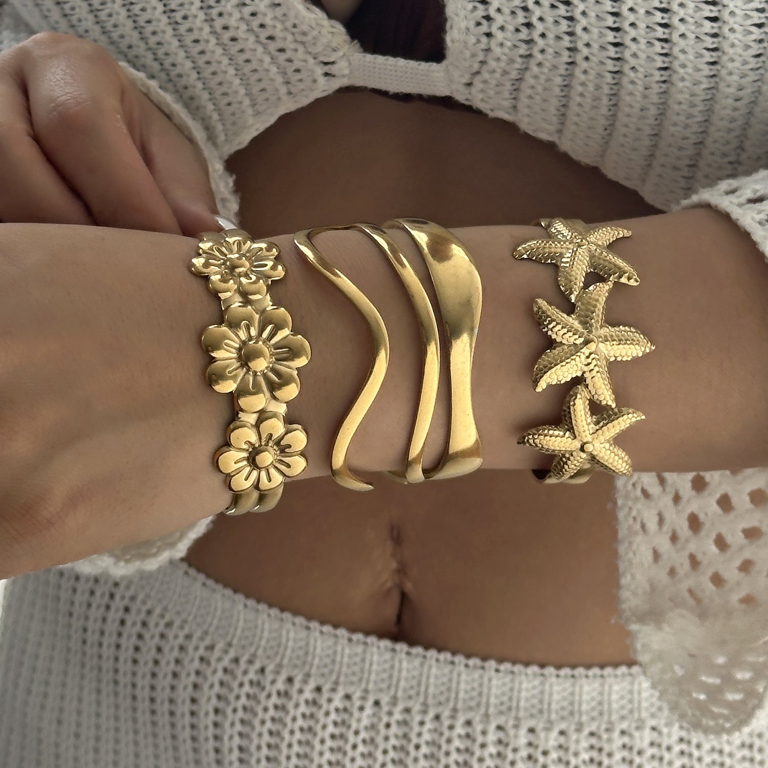 Wholesale  non-fading adjustable stainless steel bracelet