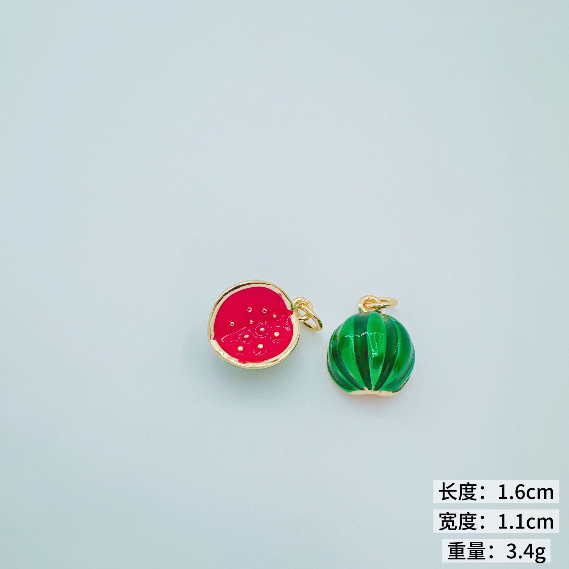 Wholesale Copper Gold-Plated Fruit Pendant Chic Fashion Jewelry Accessory for Party Gift Boutique Resale