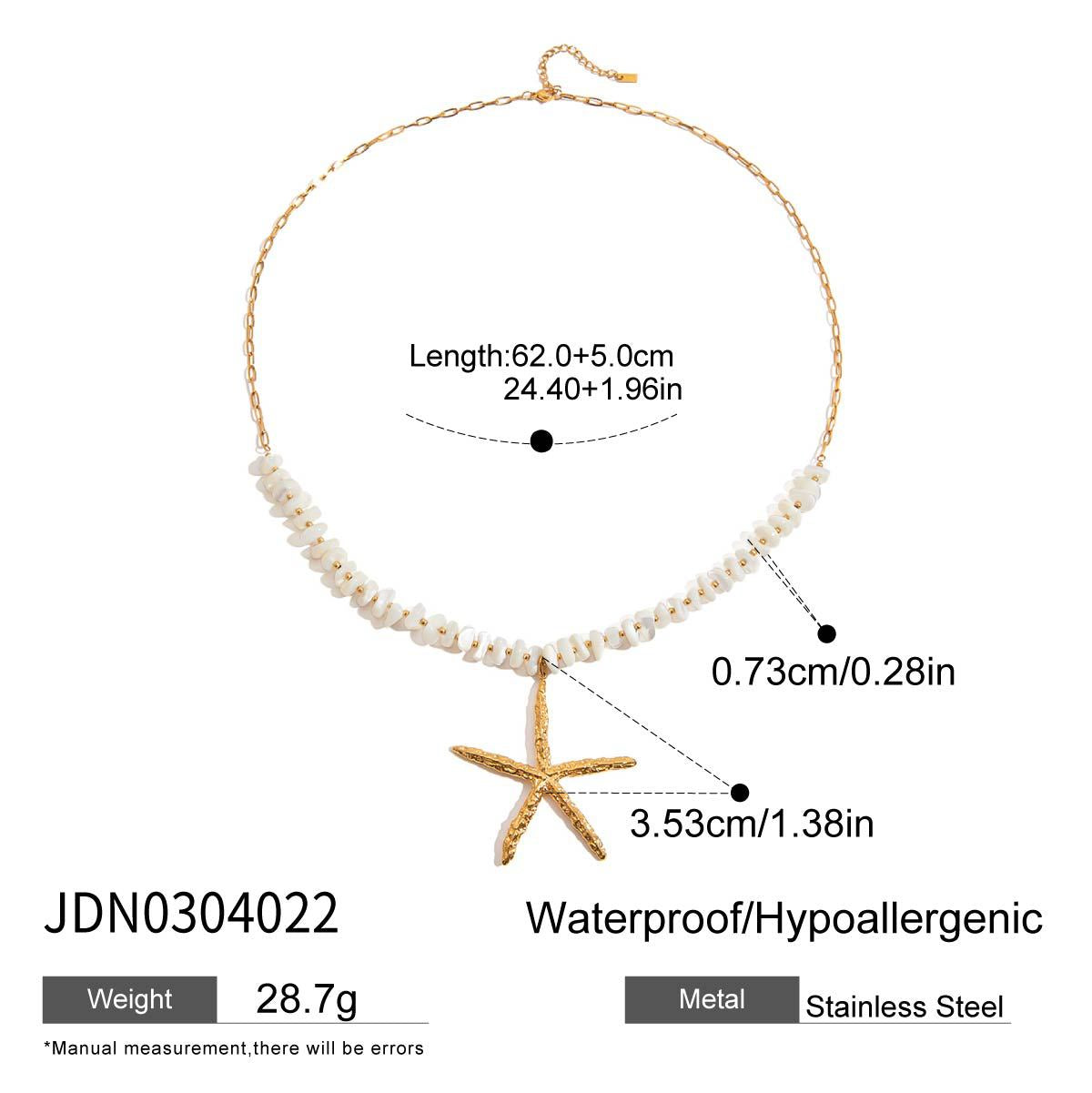 Wholesale 18K Gold Stainless Steel Natural Stone Necklace