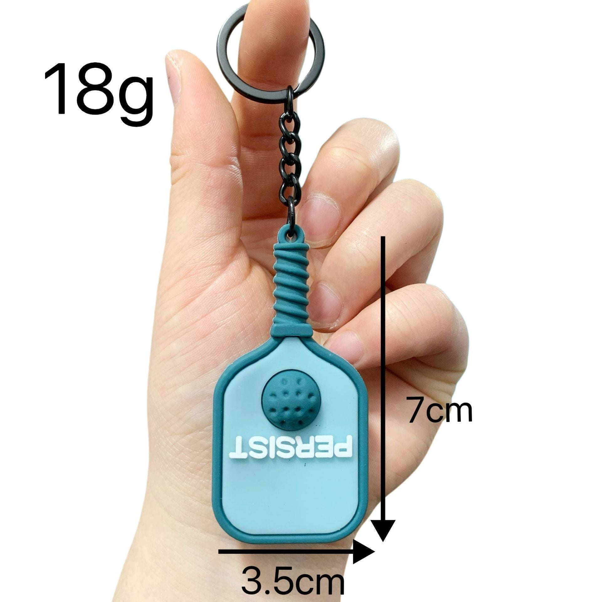 Wholesale Pickleball Racket Keychain Cartoon Bag Charm Sports Souvenir Accessory