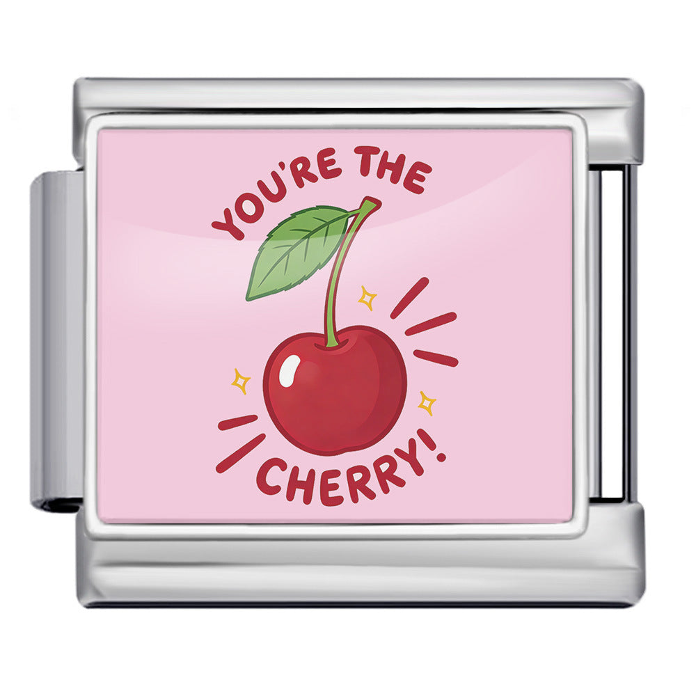 Wholesale 9mm Italian Charm Starter Bracelets DIY Valentine' s Day Heart-Shaped Stainless Steel Composable Bracelet