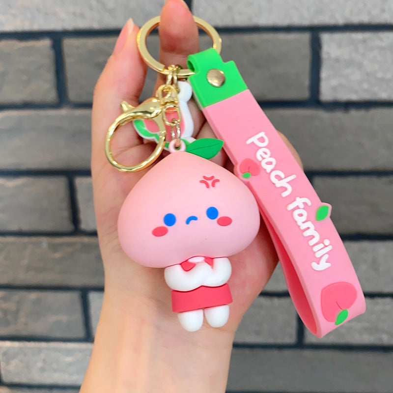 Wholesale Cartoon Cute Silicone Keychain ACC-KC-Lanb002