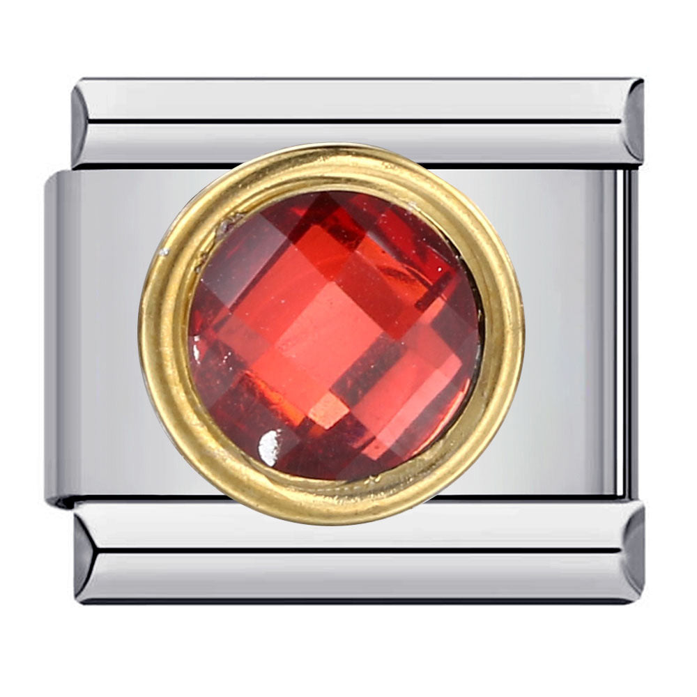 Wholesale Italian Charm Bracelet 9mm DIY Splicing Removable Micro-paved Colored Zirconia Stainless Steel Composable Bracelet