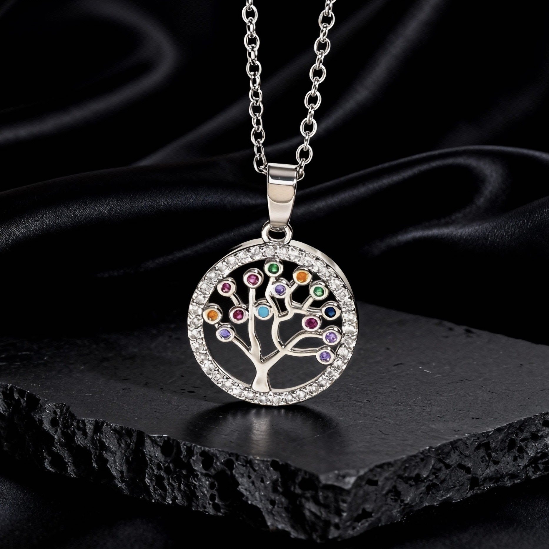 Wholesale Copper Tree Of Life Hollow Pendant Necklace For Women Chic Collarbone Chain Stylish Jewelry Accessory For Gift And Resale
