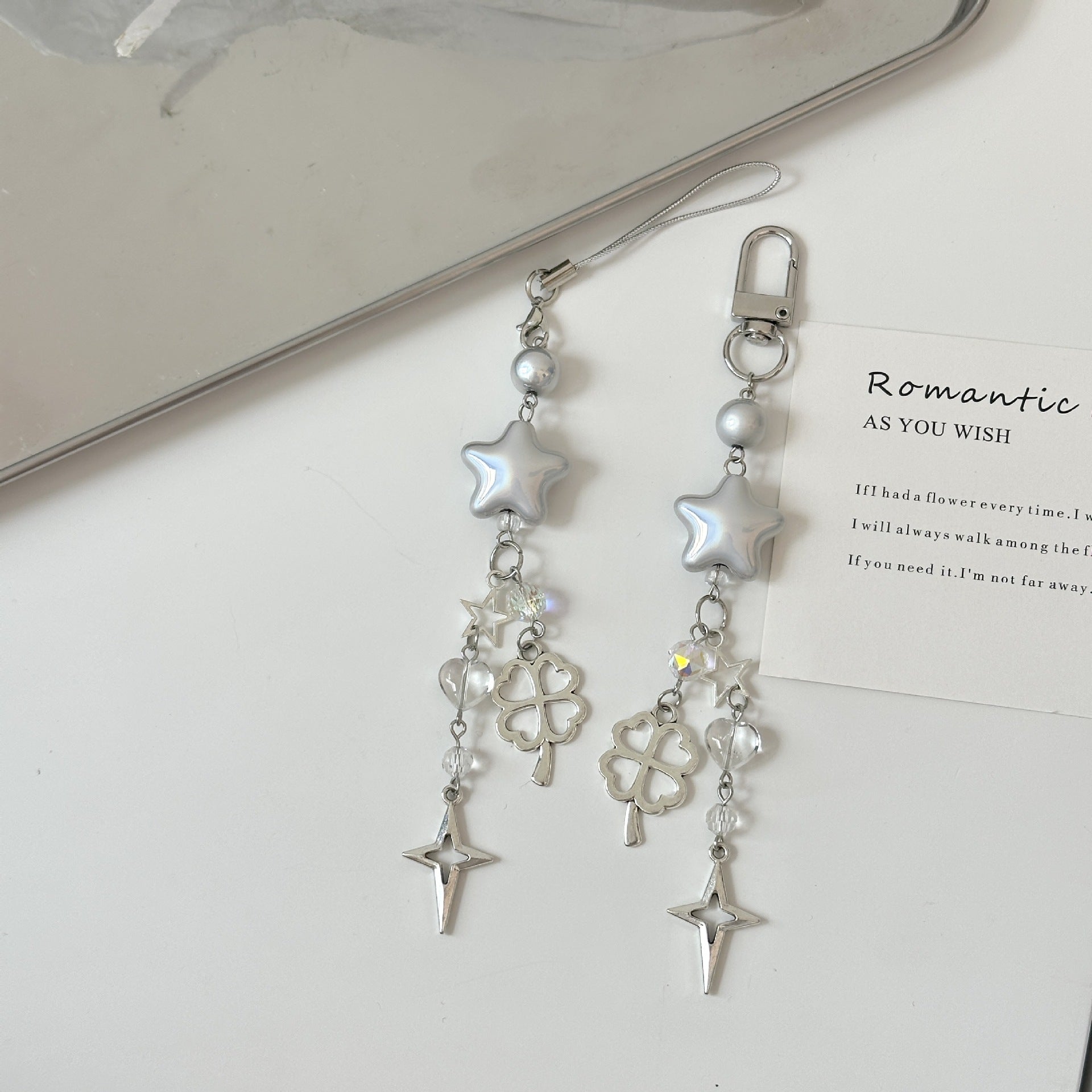 Wholesale Colorful Mobile Phone Chain Keychain