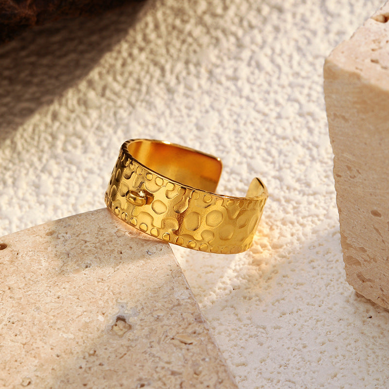 Wholesale Opening Adjustable Stainless Steel Ring