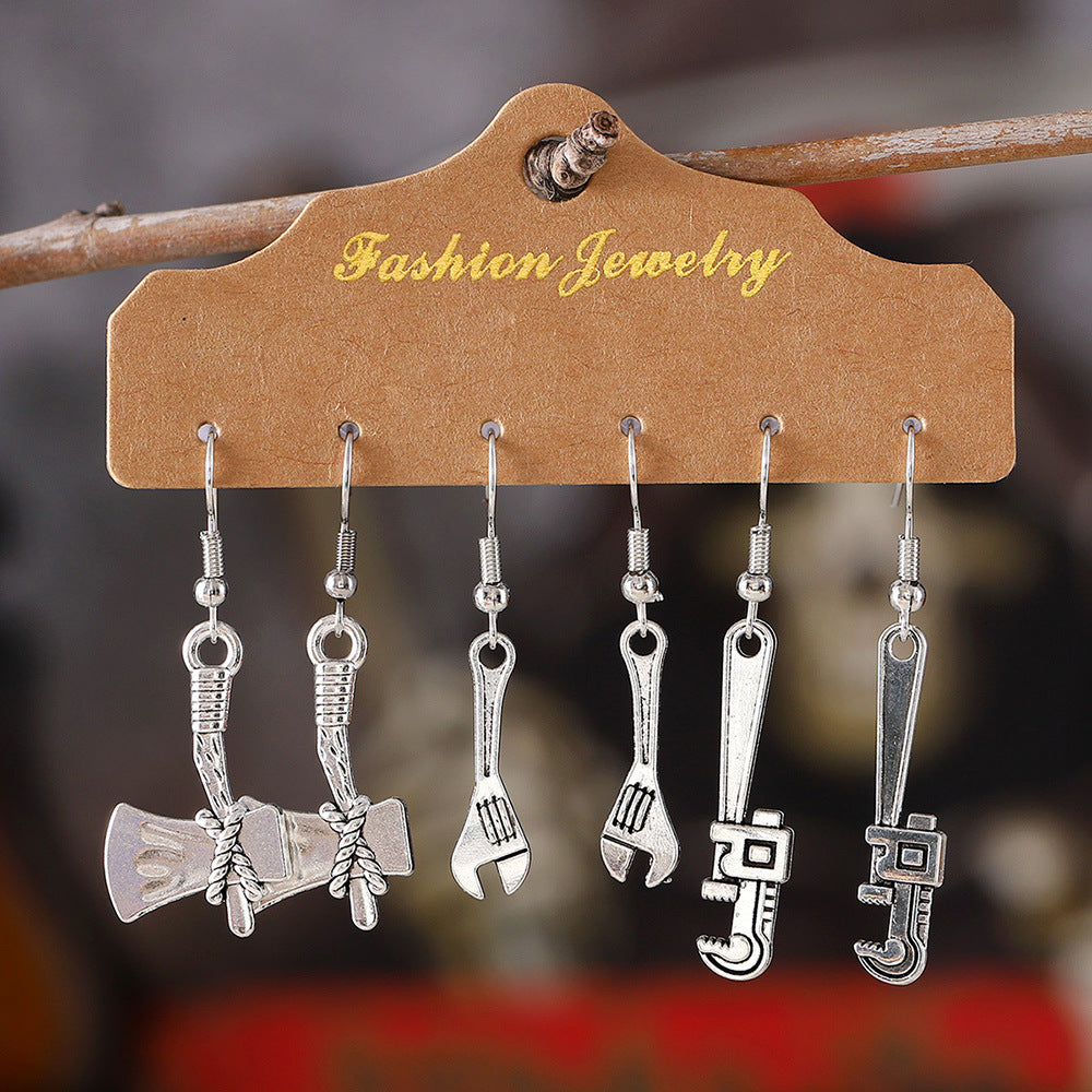 Wholesale  series skull face earrings set
