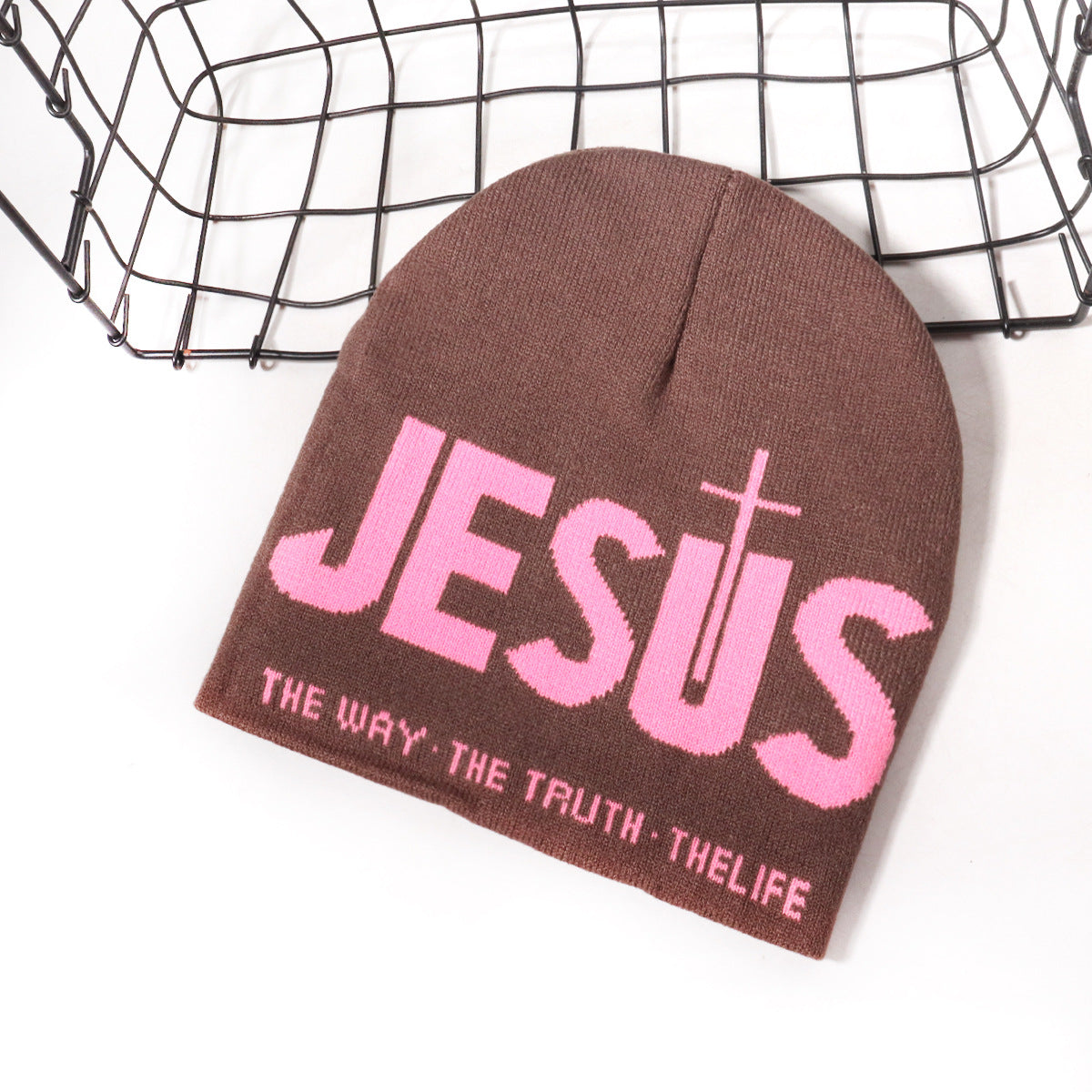 Wholesale  Letter Jacquard Knitted Hat Beanie