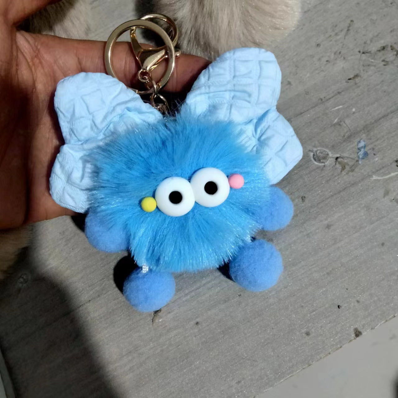 Wholesale Plush Bow Briquette Keychains ACC-KC-ChenChen005