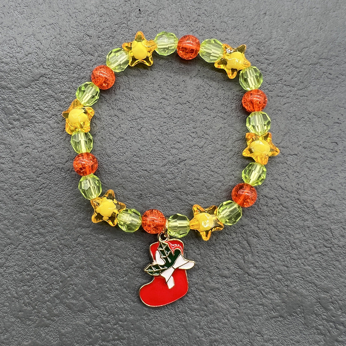 Wholesale Christmas Snowflake Bell Elk Stretch Bracelet ACC-BT-Nanh010