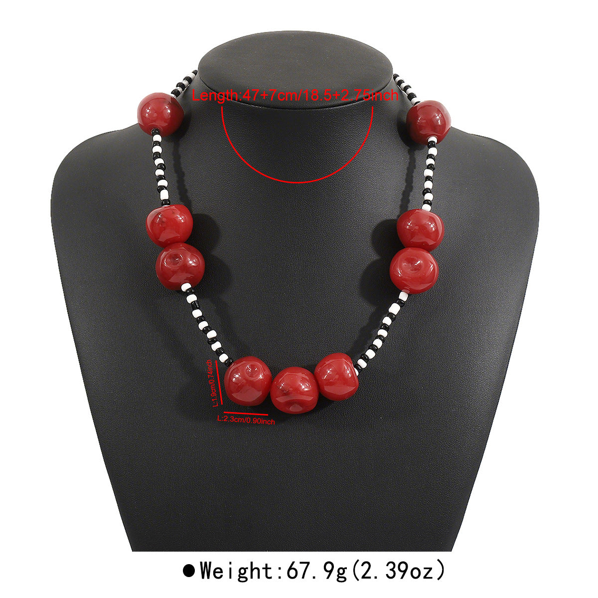 Wholesale Cherry Beaded Women's Necklace