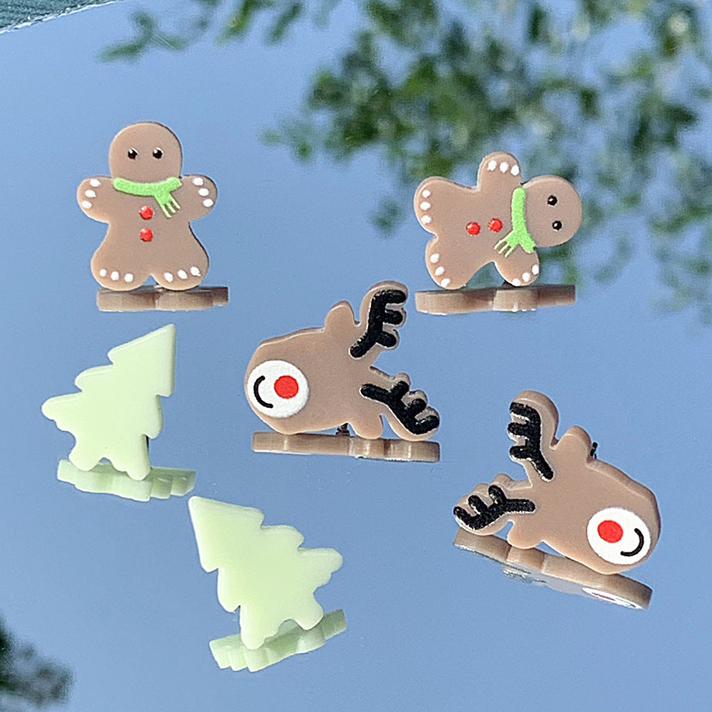 Wholesale  3-Piece Christmas  Tree Gloves Sweater Acrylic Pendant Earrings