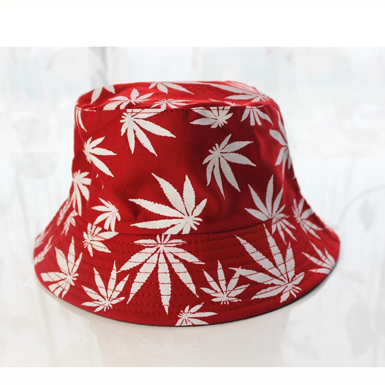 Wholesale leaf printing fisherman hat bucket hat