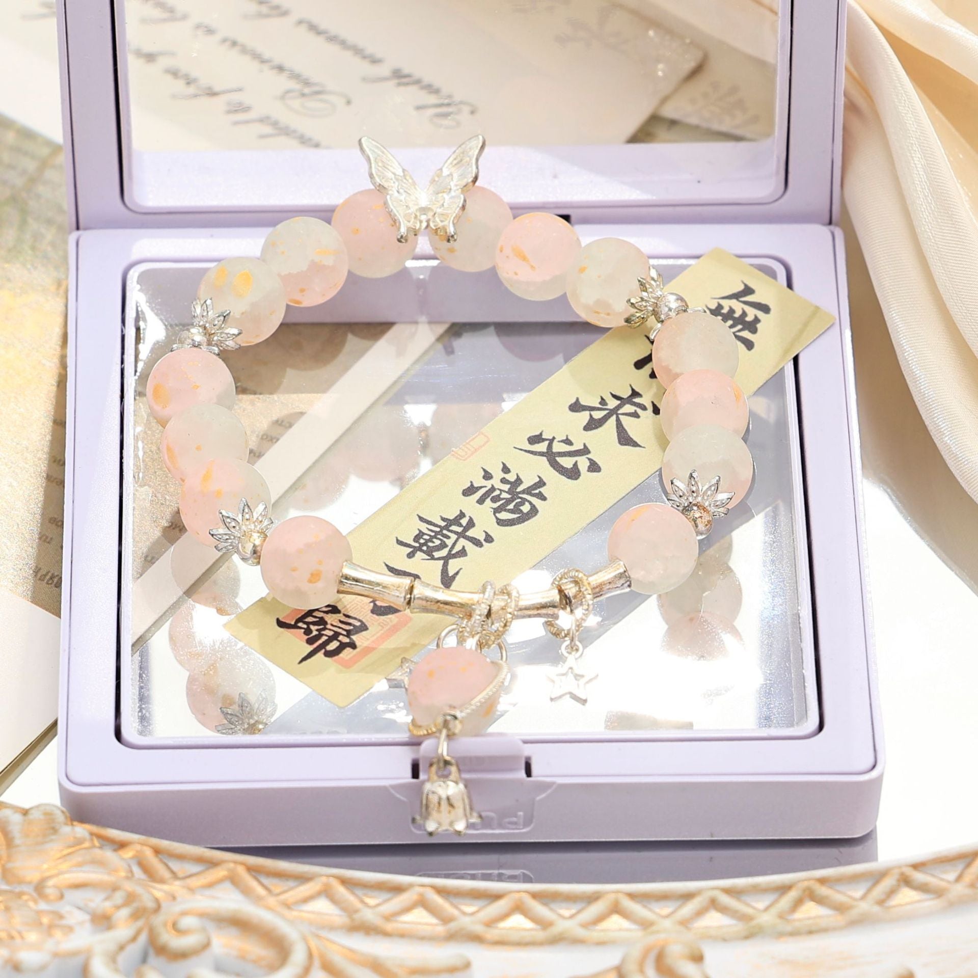 Wholesale  Month Star Glass Bracelet