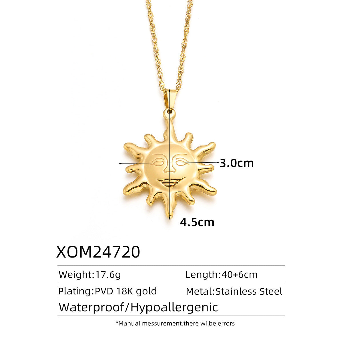 Wholesale Titanium steel non-fading high-end clavicle chain