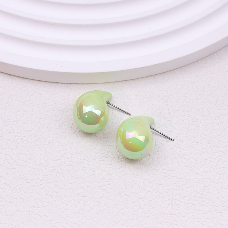 Wholesale Acrylic Glossy Water Drop Earrings ACC-ES-DA012