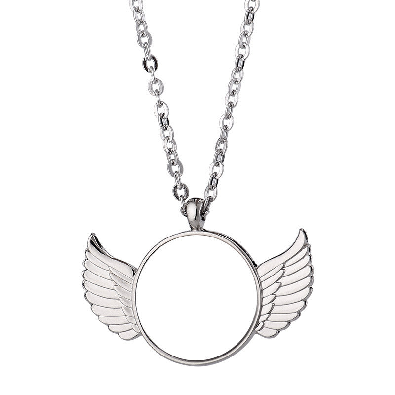 Wholesale Angel Wings Couple Valentine's Day Pendant Necklace