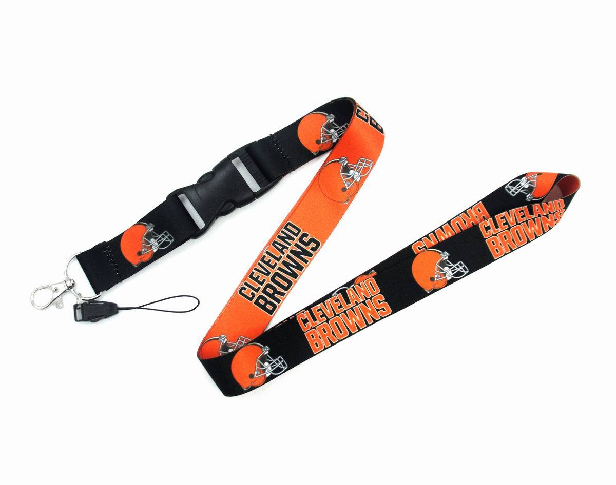 Wholesale Heat transfer football team Lanyard Keychain