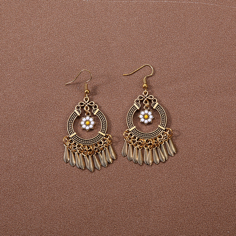 Wholesale Vintage Earrings Bohemian Long Tassel Earrings ACC-ES-Gumi003