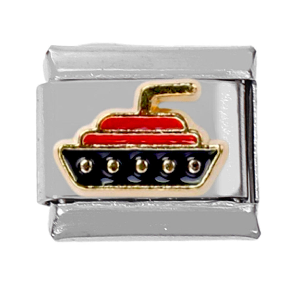 Wholesale 5pcs Italian Charm Bracelet Charm Module Stainless Steel Car Airplane Bracelet 9mm DIY Pattern Free Stitching Detachable Composable Bracelet ACC-BT-DaLiang020