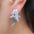 Wholesale Cute Cartoon Dinosaur Shark Painted Ear Studs Earrings